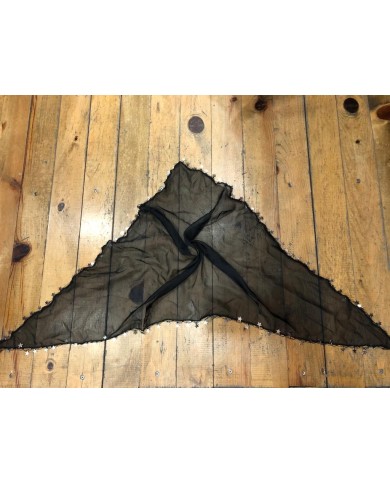 metal pullu şifon bandana