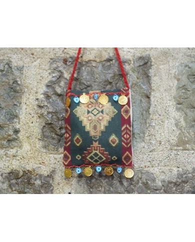 Yöresel Keşan Desen Küçğk Boy Çanta
