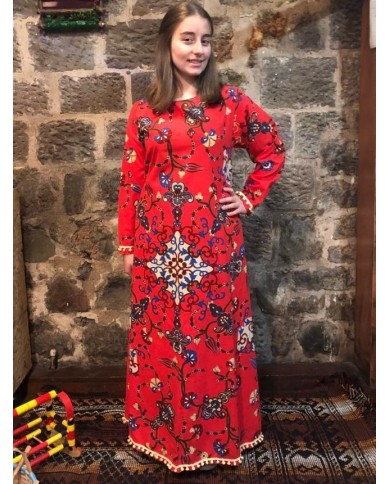 Yöresel Çicekli Elbise